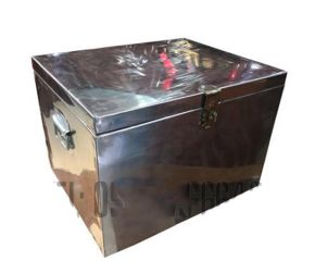 Thùng inox áp tải tiền 45 X 30 X 30